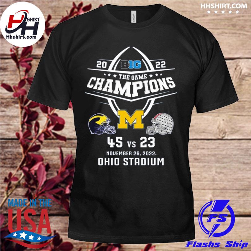 Michigan Wolverines 2022 champions 45 23 Ohio Stadium shirt