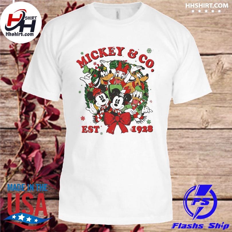 Mickey and friends co est 1928 custom santa Christmas sweater