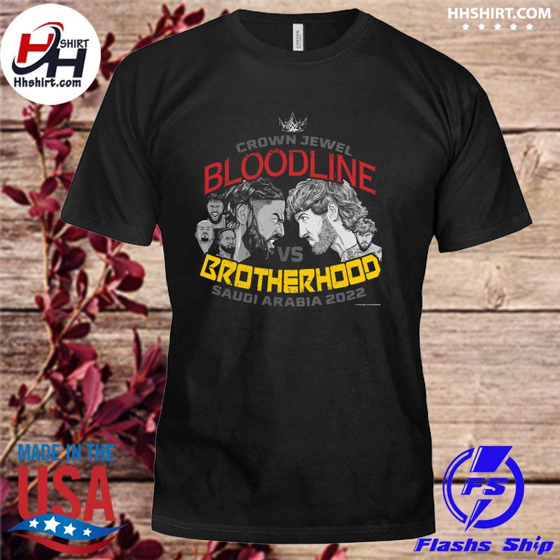 Official crown jewel bloodline vs. brotherhood saudi arabia shirt
