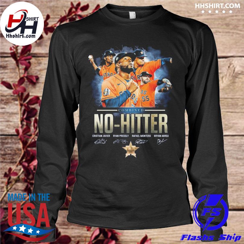 Official Houston astros 2022 Combined No Hitter signatures shirt