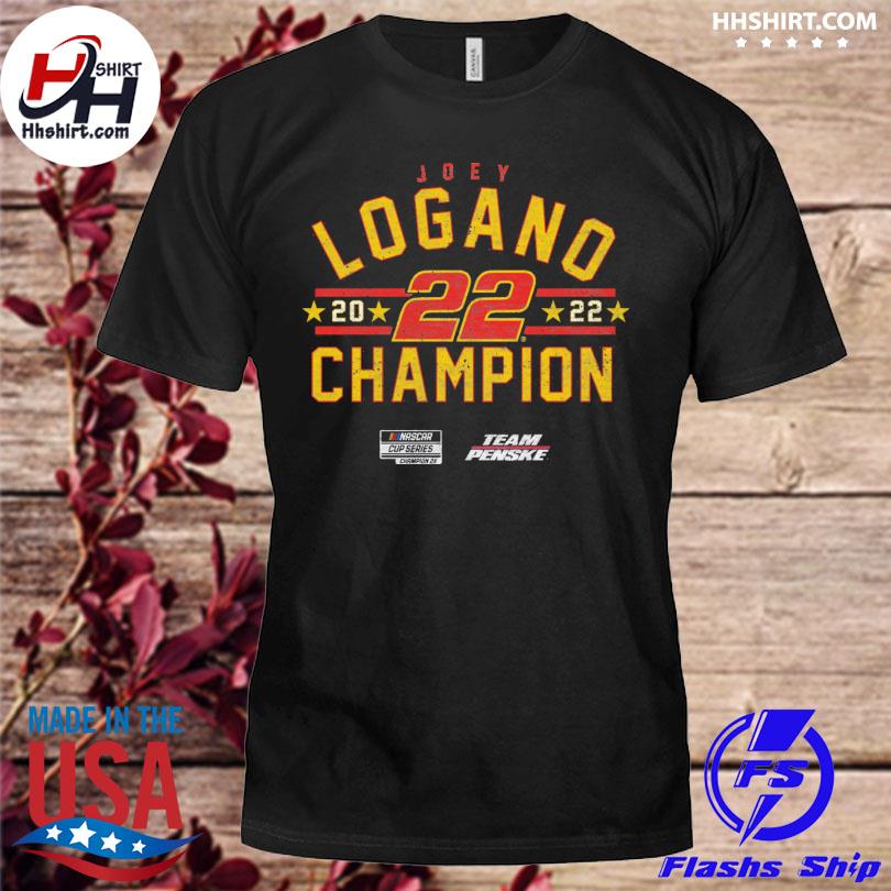 Official Joey Logano 22 champion team penske shirt