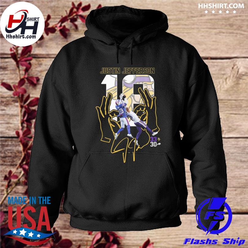 Justin Jefferson him 2022 T-shirt, hoodie, sweater, long sleeve