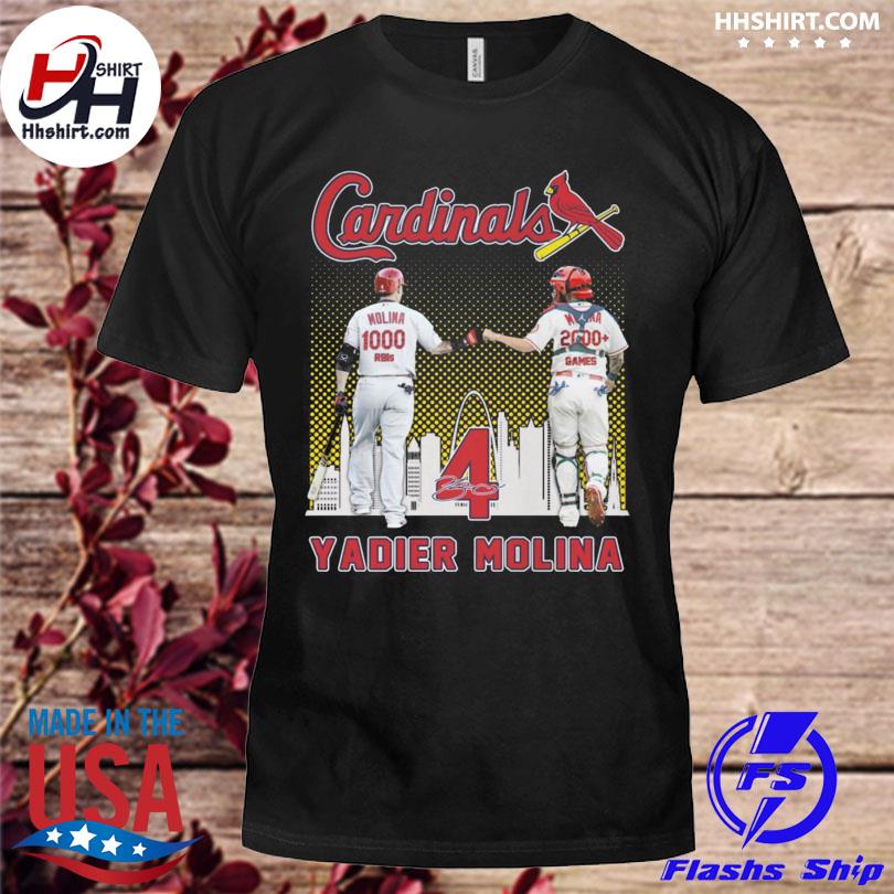 Official Yadier Molina St. Louis Cardinals T-Shirts, Cardinals Shirt,  Cardinals Tees, Tank Tops