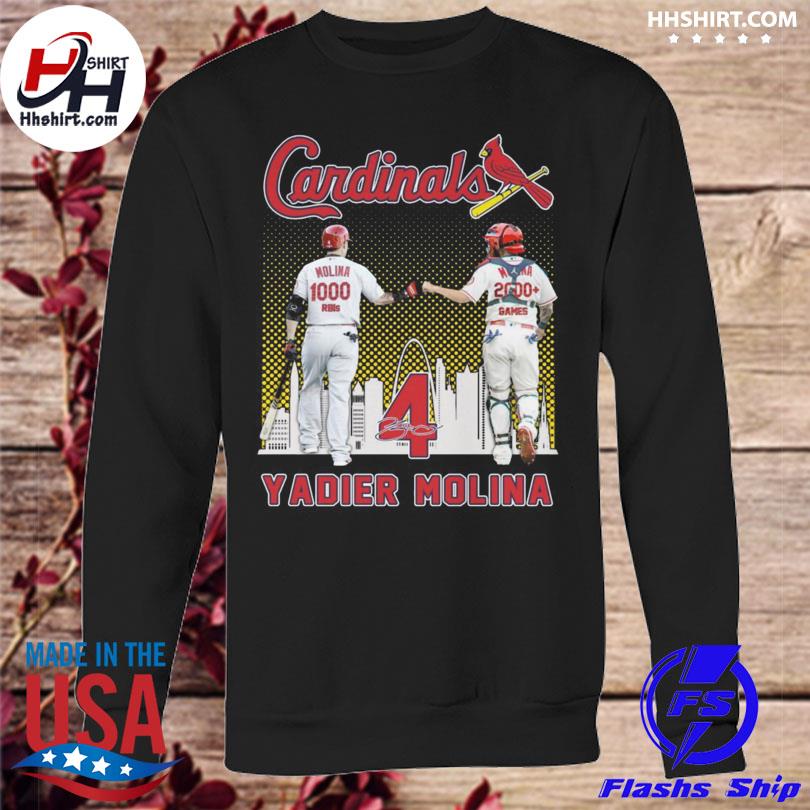 Official St. Louis Cardinals Baseball Yadier Molina 2022 signatures shirt,  hoodie, longsleeve tee, sweater