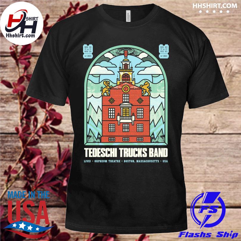 Official Tedeschi trucks band live orpheum theatre boston shirt