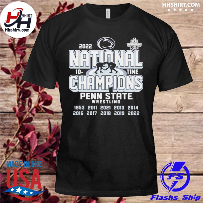 Penn state wrestling 2022 ncaa wrestling champions shirt