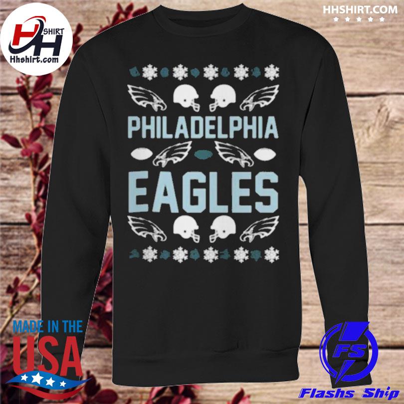 Philadelphia eagles snowflake pattern ugly Christmas sweater