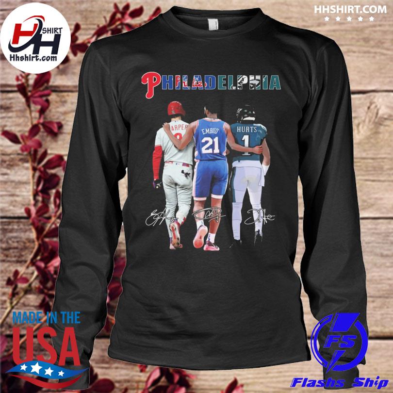 Awesome bryce Harper and Jalen Hurts Philadelphia sport team