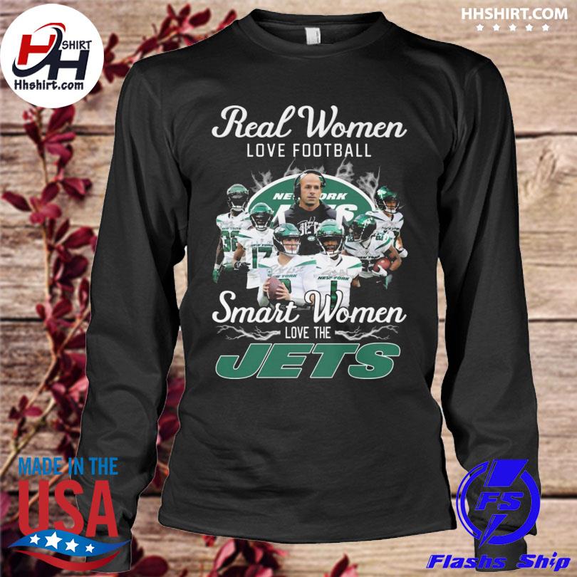 Real Women love Football Smart Women love The New York Jets Logo