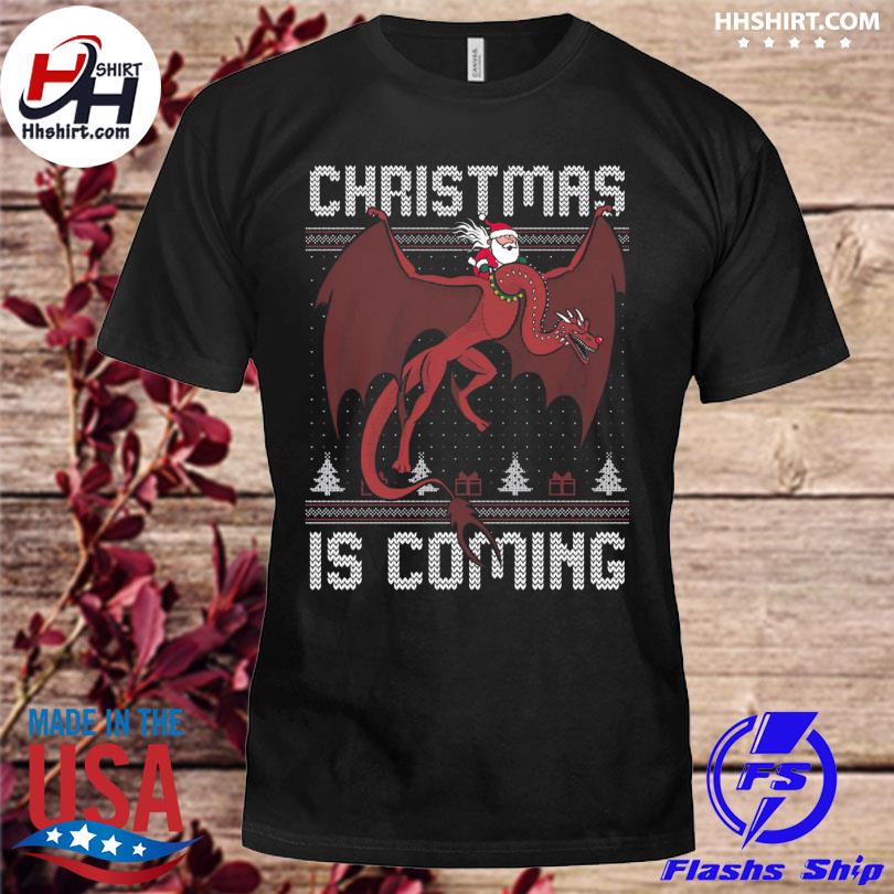 Santa claus driver Christmas is coming ugly Christmas sweater