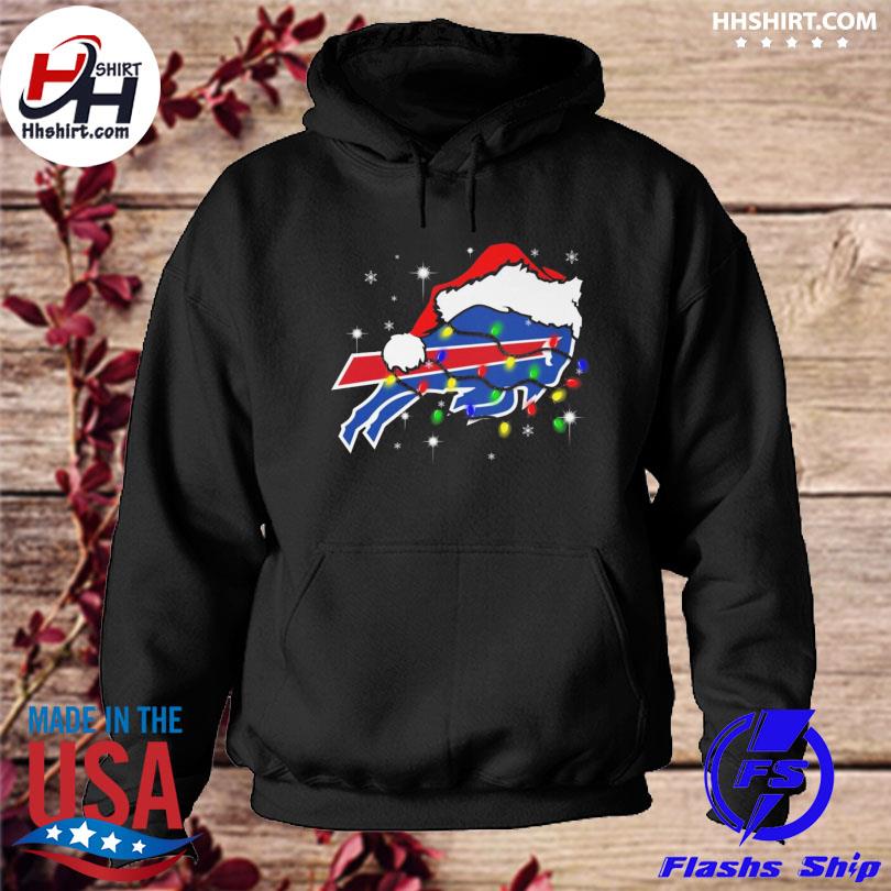 Santa Buffalo Bills Christmas light logo shirt, hoodie, sweater, long  sleeve and tank top