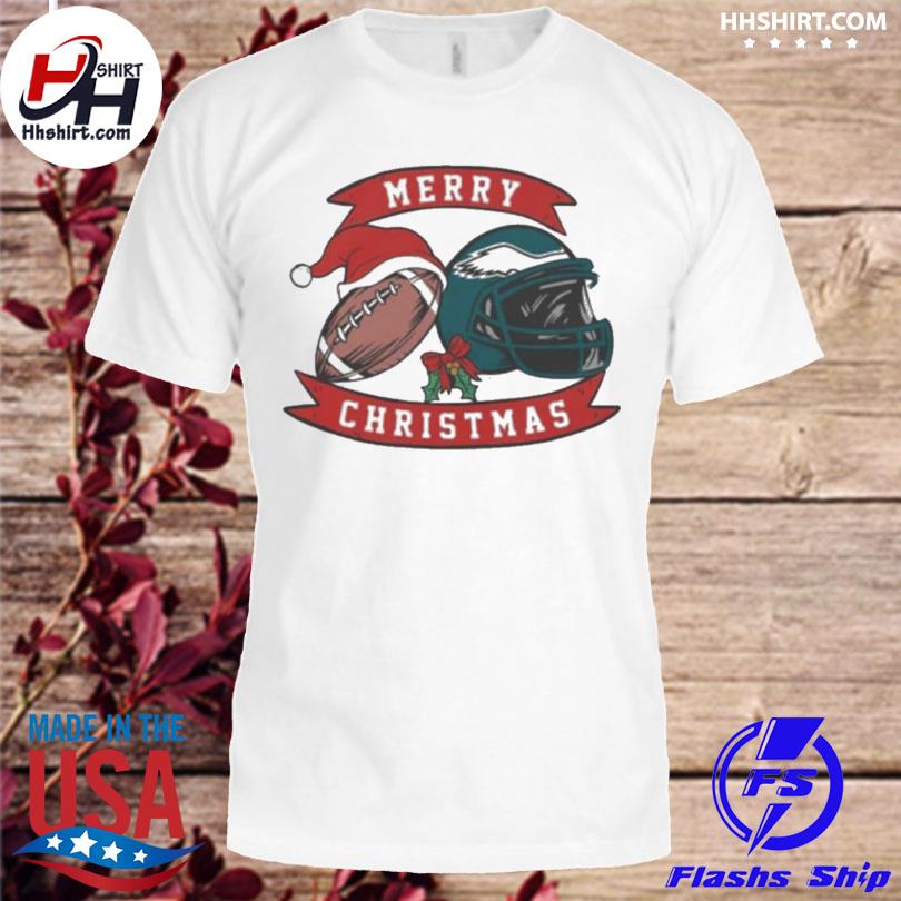 Santa Philadelphia Eagle Football logo merry christmas sweater