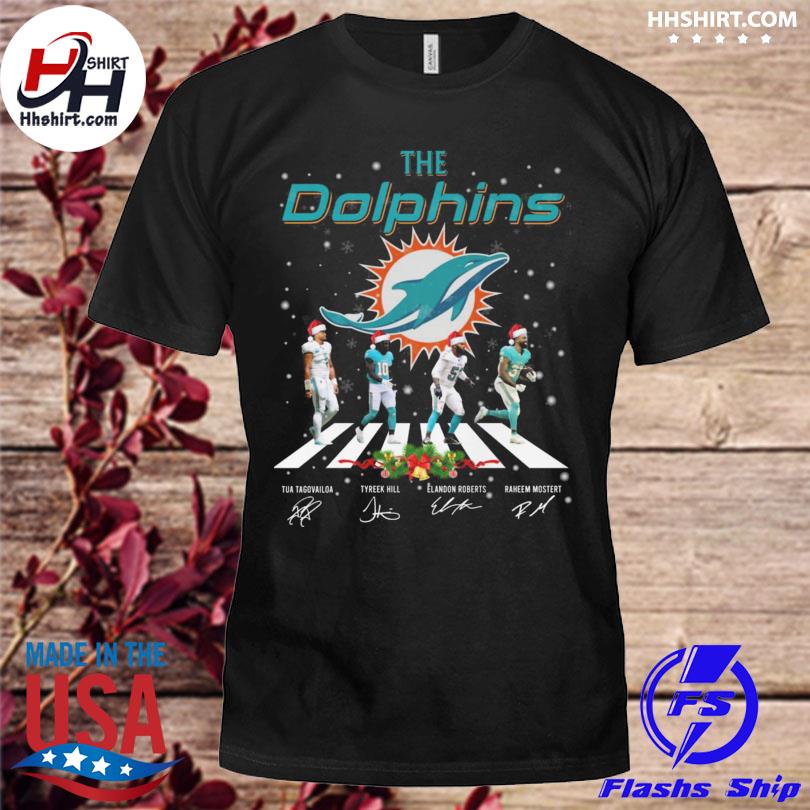 The Miami Dolphins abbey road signatures shirt, hoodie, sweater, long  sleeve and tank top