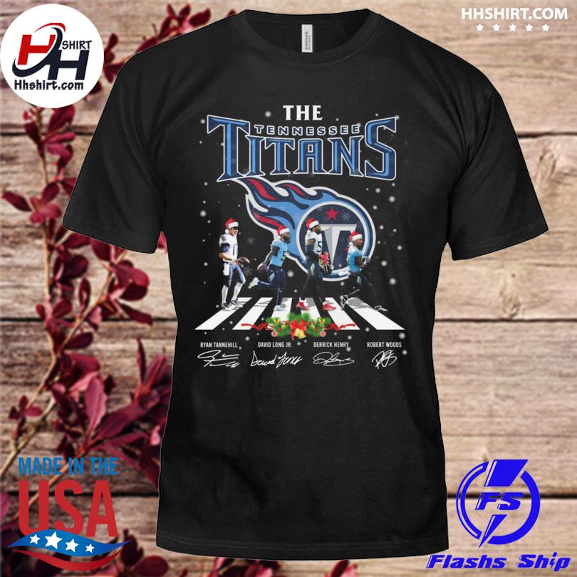 The Tennessee Titans Abbey Road Signatures 2022 Merry Christmas Ornament,  hoodie, sweater, long sleeve and tank top