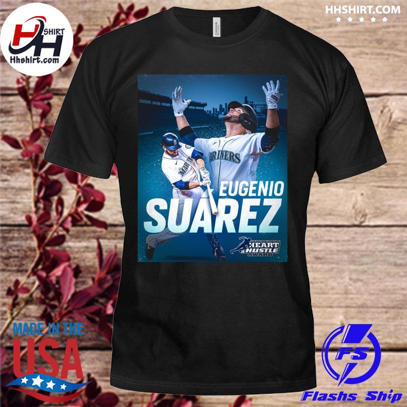 Seattle Mariners Eugenio Suarez heart and Hustle award shirt