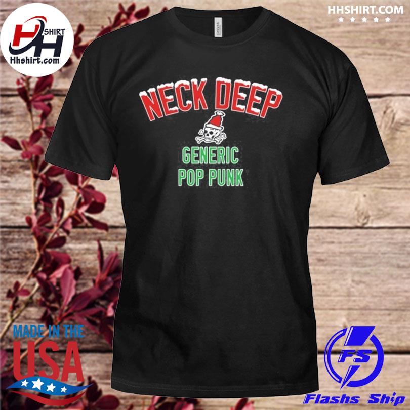 Skull Neck deep generic pop punk Christmas sweater