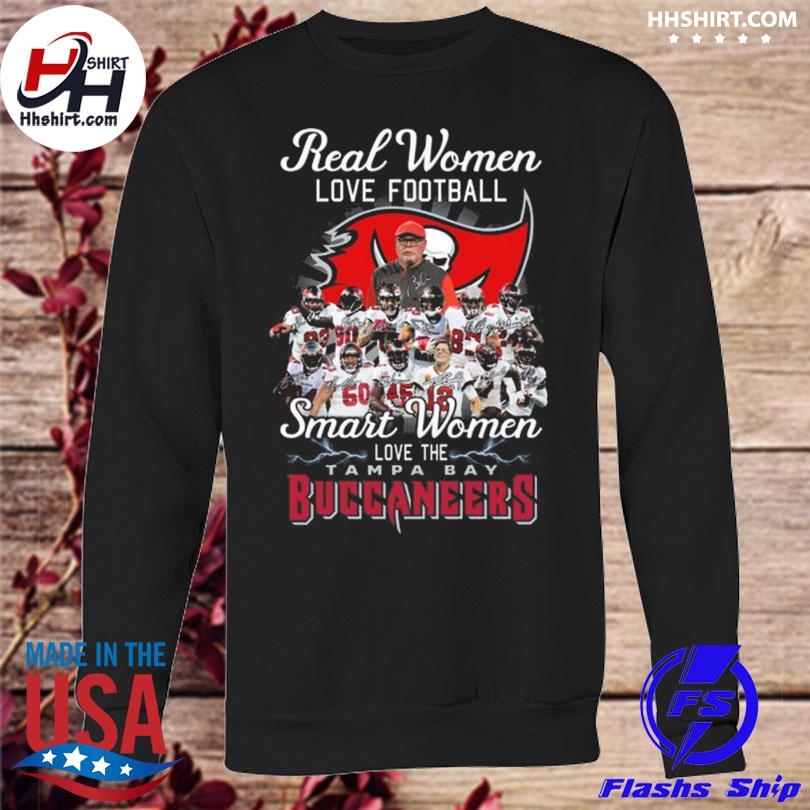 Real women love football smart women love the tampa bay buccaneers shirt,  hoodie, longsleeve tee, sweater