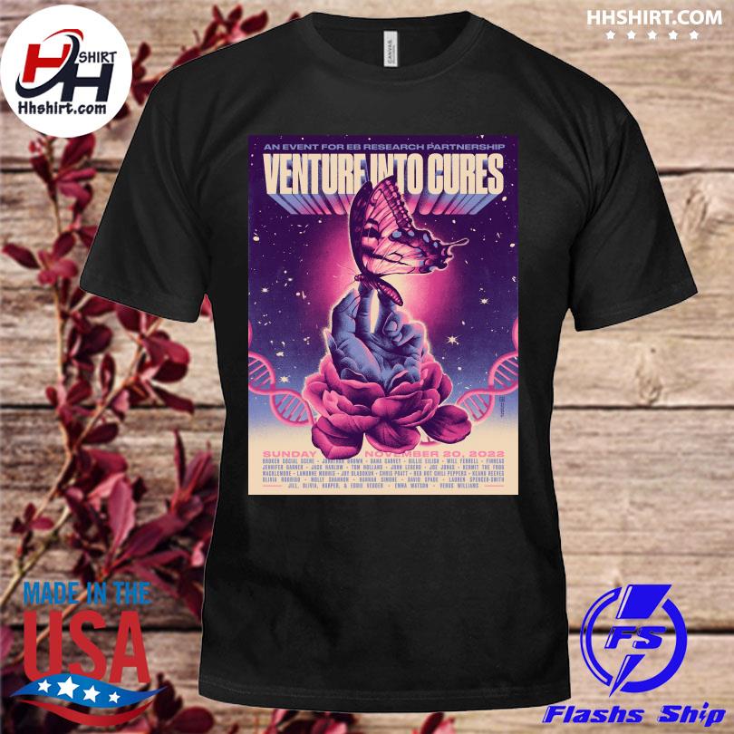 Venture into cures an even for EB research partnership shirt