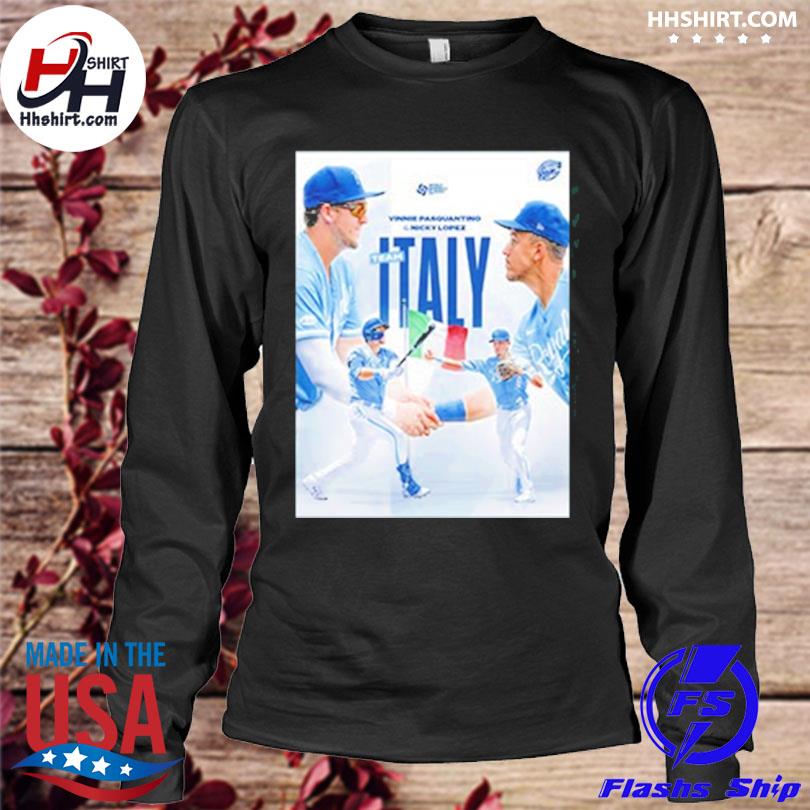 Vinnie Pasquantino And Nicky Lopez For Team Italy In World Baseball Classic  2023 Home Decor Poster Canvas - REVER LAVIE