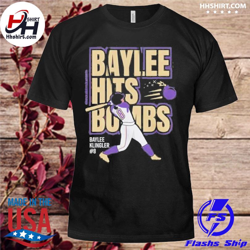 Washington Huskies Baylee hits bombs Baylee klingler 8 Huskies shirt