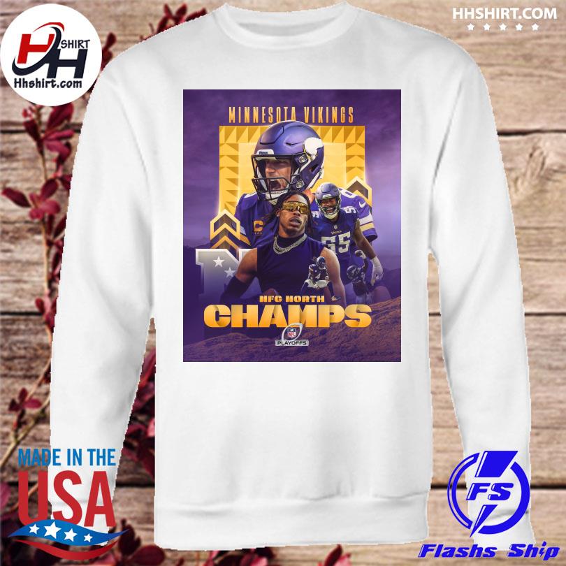 2022 Minnesota Vikings NFC North Champs t-shirt, hoodie, sweater and long  sleeve