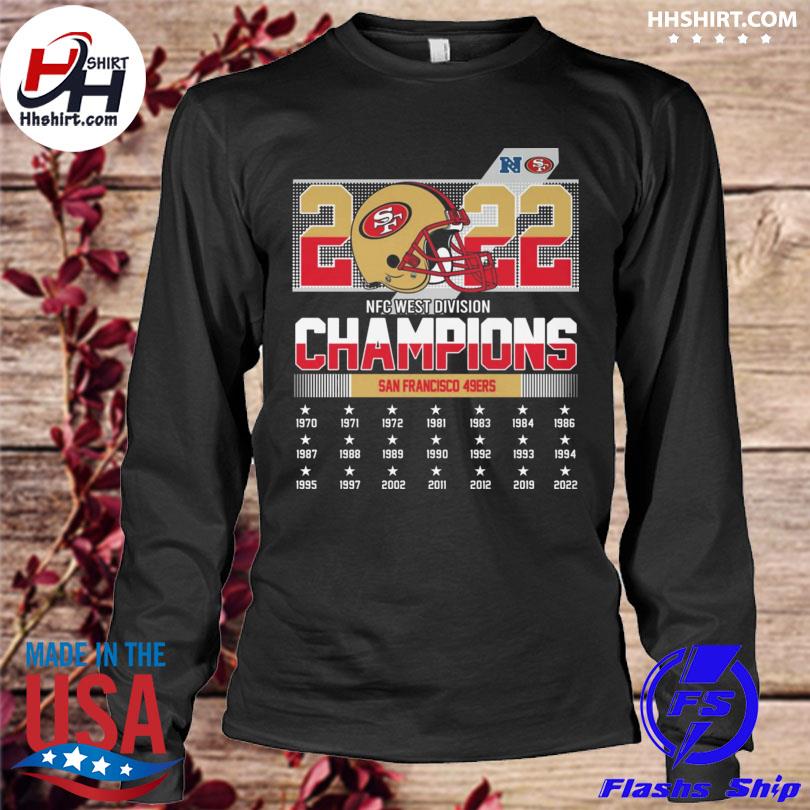 2022 NFC West Division Champions San Francisco 49ers Skyline Shirt -  Limotees