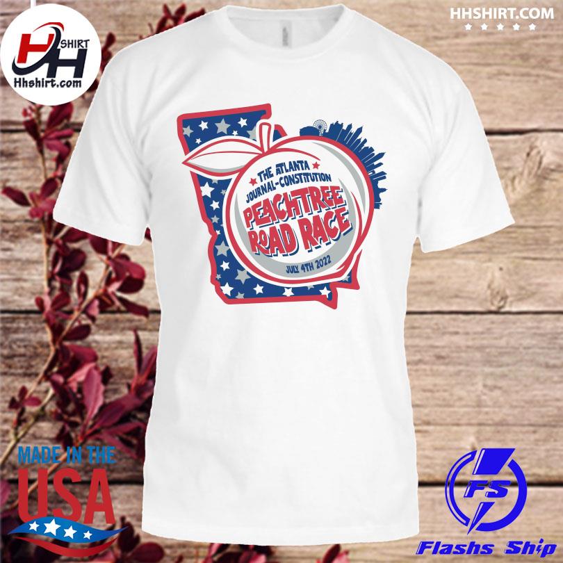 2023 atlanta journal constitution peachtree road race shirt