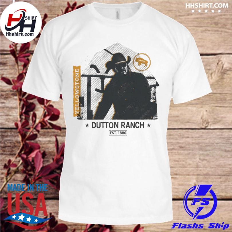 Yellowstone Dutton Ranch Rip Barn Tee Shirt