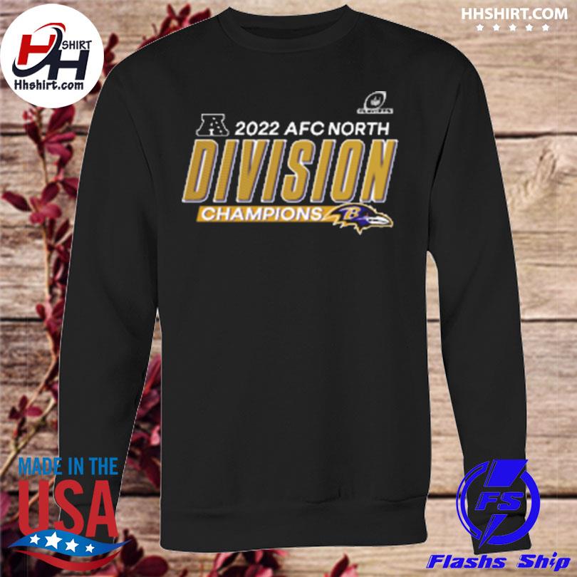 Baltimore ravens 2022 afc north division champions shirt, hoodie