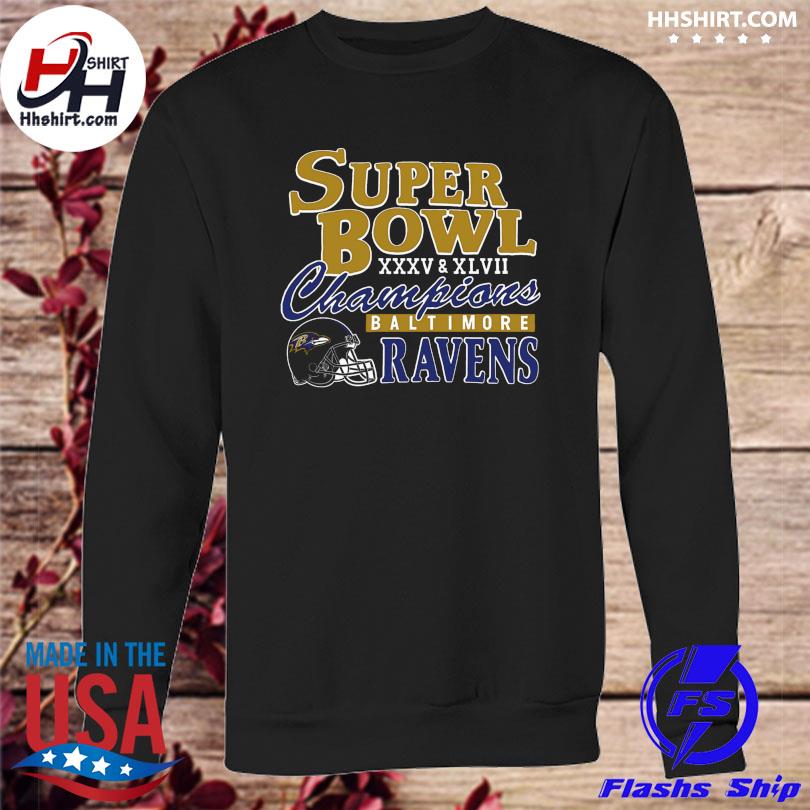 Baltimore Ravens Homage Super Bowl Classics Tri-Blend T-Shirt, hoodie,  sweater, long sleeve and tank top