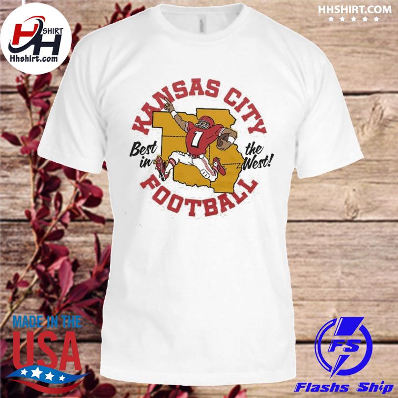 Best in the west Kansas city football shirt