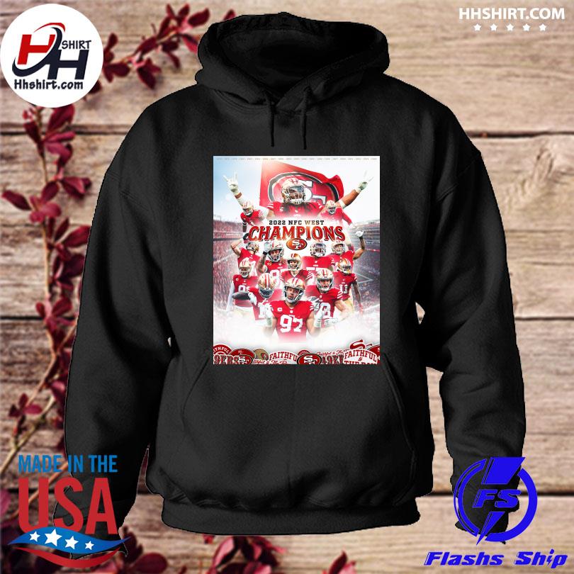 Best in the west San francisco 49Ers 2022 NFC west Champions shirt