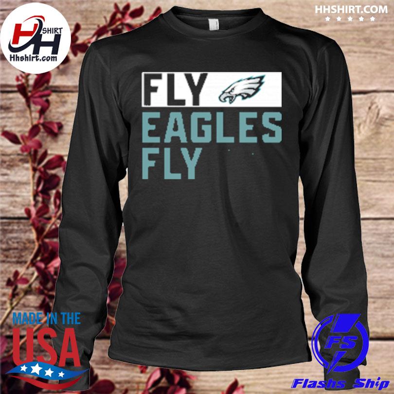 Official Black Philadelphia Eagles Anthracite Fly Eagles Fly shirt