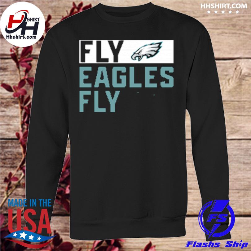 Nike Men's Philadelphia Eagles Anthracite Fly Eagles Fly T-Shirt