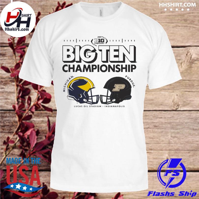 Blue84 university of michigan big ten championship game gray head-to-head shirt
