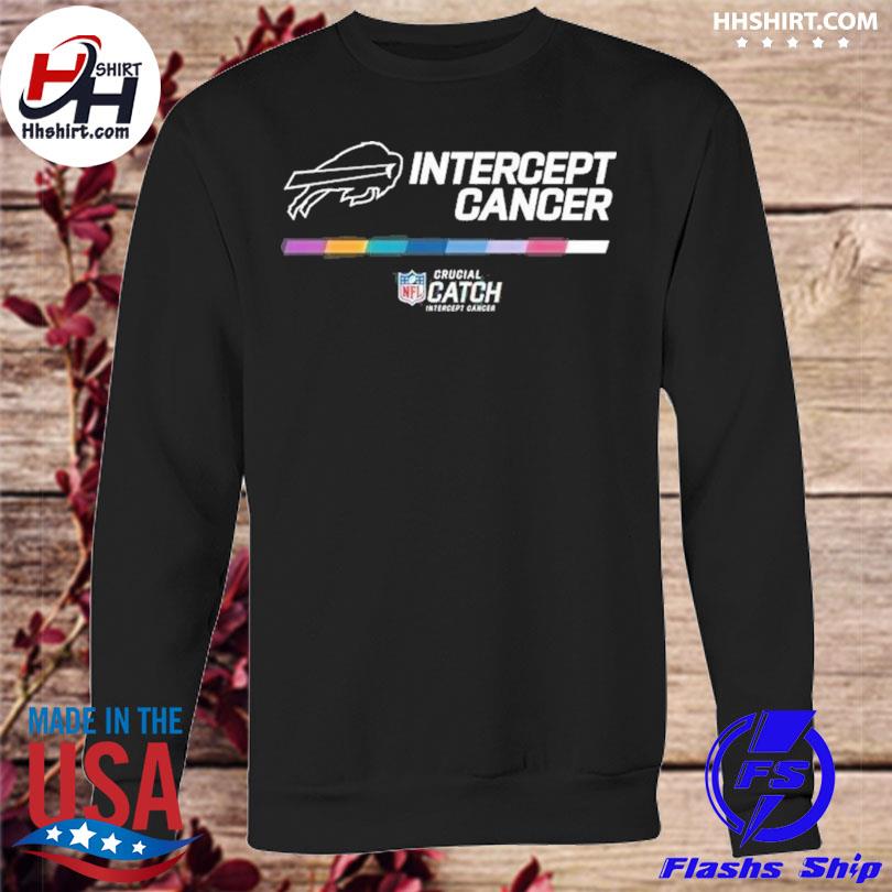 Buffalo bills intercept cancer 2022 nfl crucial catch shirt