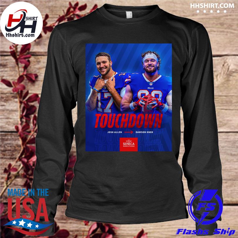 Buffalo Bills touchdown Josh Allen Dawson Knox shirt, hoodie