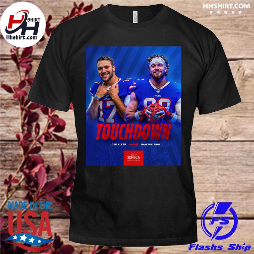 Buffalo Bills touchdown Josh Allen Dawson Knox shirt, hoodie