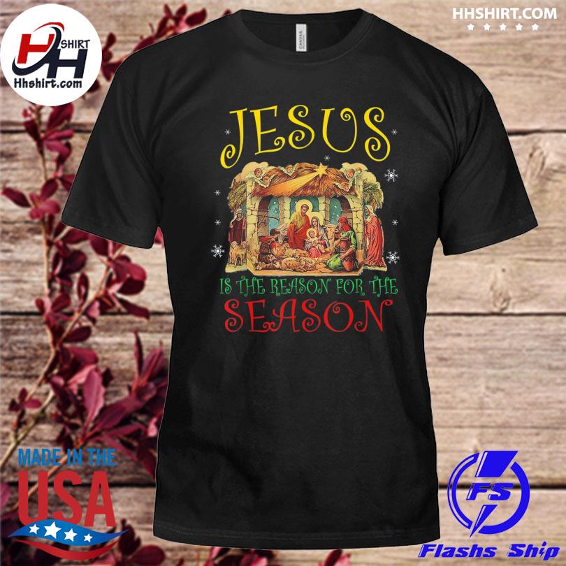 Christmas nativity jesus is the reason for the season manger sweater