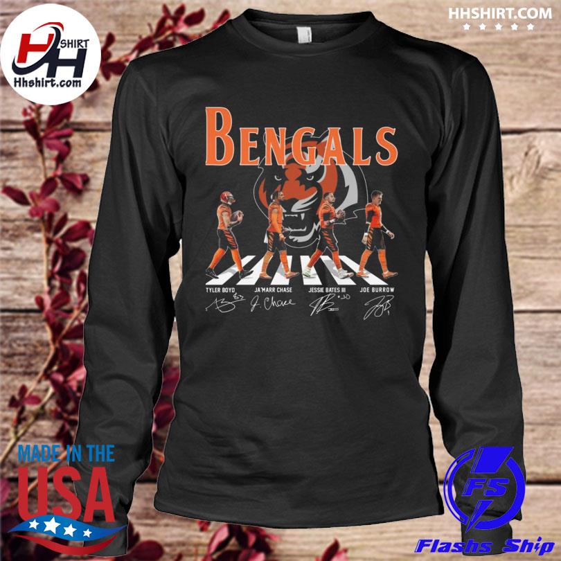 Cincinnati Bengals The Bengals Abbey Road signatures t-shirt, hoodie,  sweater, long sleeve and tank top