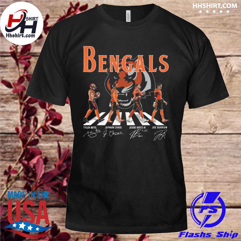 The Cincinnati Bengals Abbey Road Signatures T-Shirt, hoodie