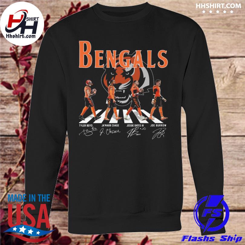 The bengals abbey road signatures shirt