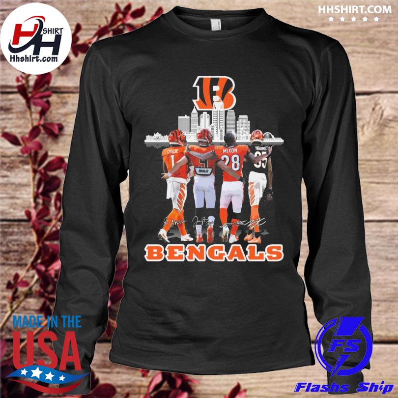 Cincinnati Bengals Who Dey Chase Mixon Signatures 2023 Unisex T