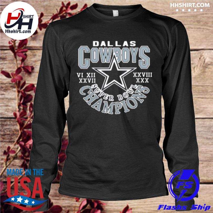 Dallas Cowboys 5 time Super Bowl champions 2023 T-shirt - Kaiteez