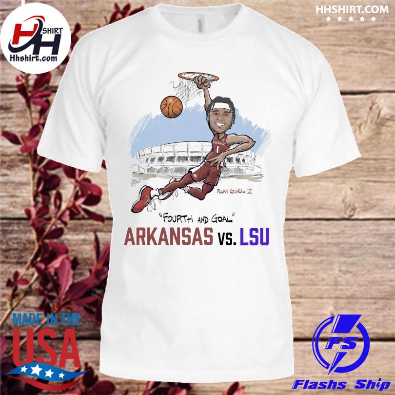 Fourth and goal Arkansas Vs LSU webnesday december 28 2022 shirt