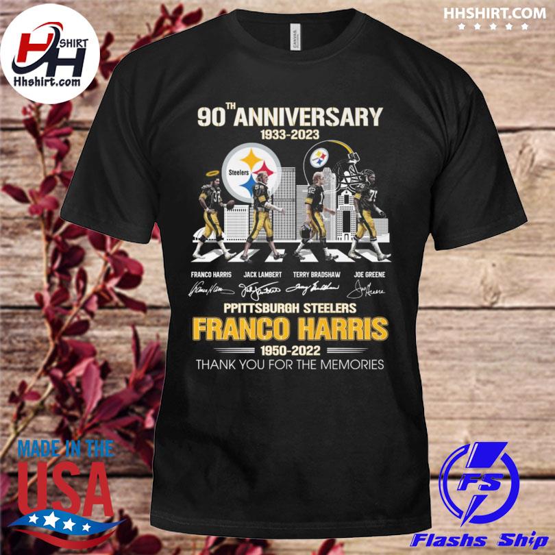 Franco Harris 1950-2022 Thank You For The Memories Signatures Unisex  T-Shirt - REVER LAVIE