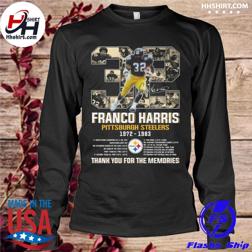 Franco Harris Pittsburgh Steelers 1972 1983 thank you for the