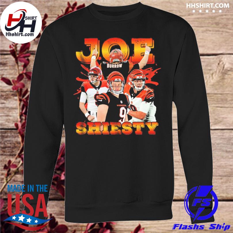 Joe burrow joe shiesty cincinnati bengals nfl shirt, hoodie, sweater, long  sleeve and tank top