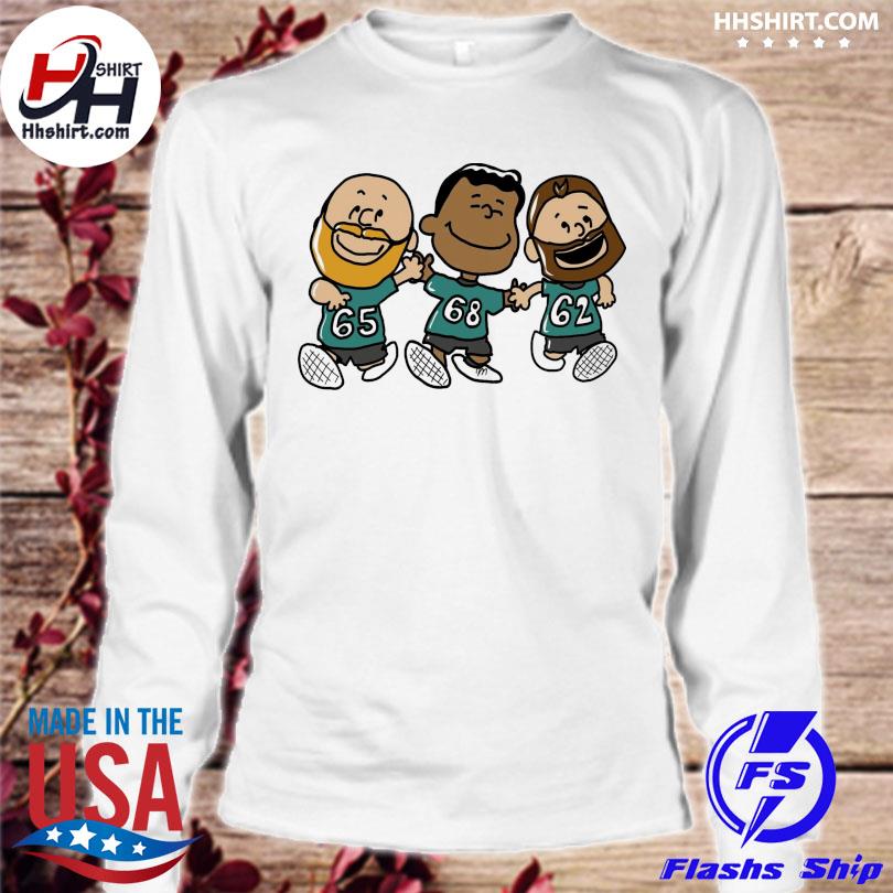 Jordan Mailata Jason Kelce and Lane Johnson cartoon shirt, hoodie, sweater,  long sleeve and tank top