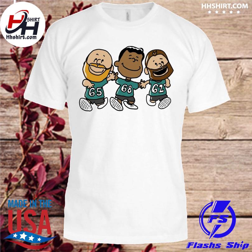 Lane Johnson Jordan Mailata Jason Kelce Philadelphia Eagles Merry Christmas  Signatures Shirt - Limotees